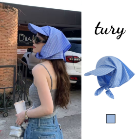 Mũ Lưỡi Trai (Nón Kết) Unisex Cột Nơ Sọc - MLT059