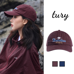 Mũ Lưỡi Trai Unisex, Nón Bóng Chày Trơn Thêu Chữ Thehoboo Màu Đỏ Đô Che Nắng Thời Trang Mùa Hè - Tury - Mã MLT037