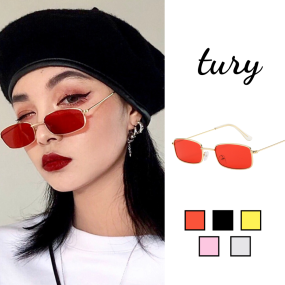 [Hàng Xịn, Giá Tốt] Kính Mát (Kính Râm) Cao Cấp Gọng Kim Loại Vuông Chữ Nhật -  Mã MK003