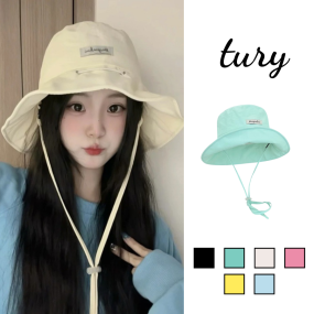 Mũ Bucket Rộng Vành Trơn Phối Dây - NV092 