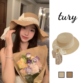 Nón Cói Vành Nữ, Mũ Cói Họa Tiết Trơn Phối Nơ Che Nắng Đi Biển Sợi Cói Thời Trang Mùa Hè - Mã NC078