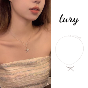 Dây Chuyền Nữ, Vòng Cổ Mạ Bạc  Thanh Lịch Dễ Phối Đồ Phù Họp Mọi Phong Cách 