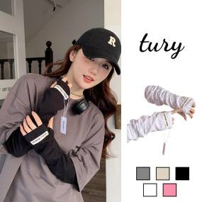 Găng Tay Chống Nắng Unisex, Combo 2 Ống Tay Phối Tag Xinh Xắn - Mã GT068 