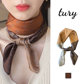 Khăn Lụa Vuông Làm Aó Yếm, Quàng Đầu Hottren Họa Tiết chấm bi - Chất Liệu Chiffon  - Mã K9017 