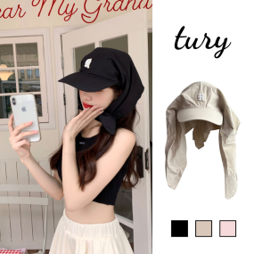 Mũ Lưỡi Trai (Nón Kết) Unisex cột nơ chữ R - MLT057